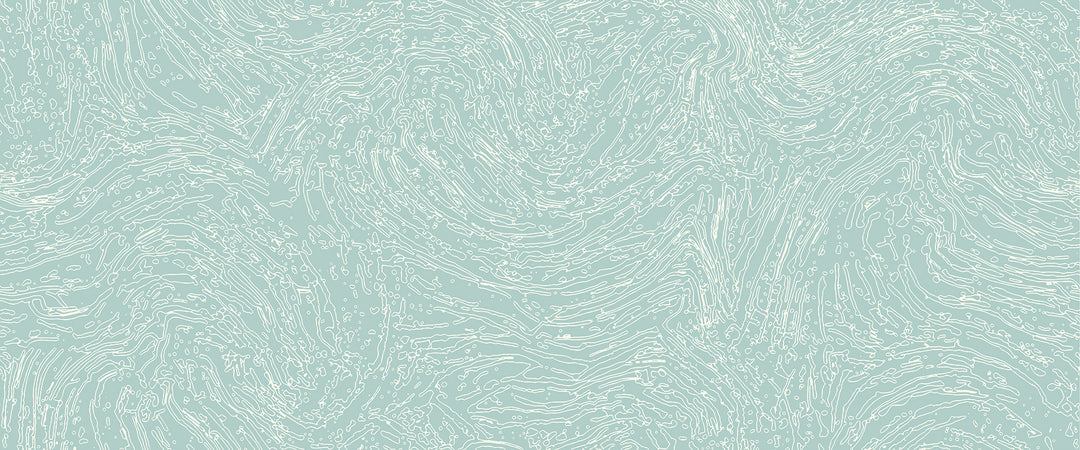 Flow Wall Mural - Seafoam