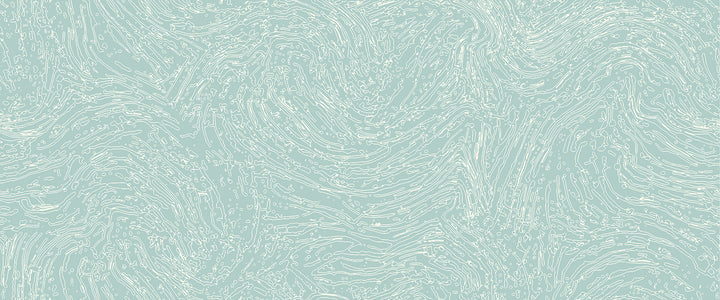 Flow Wall Mural - Seafoam