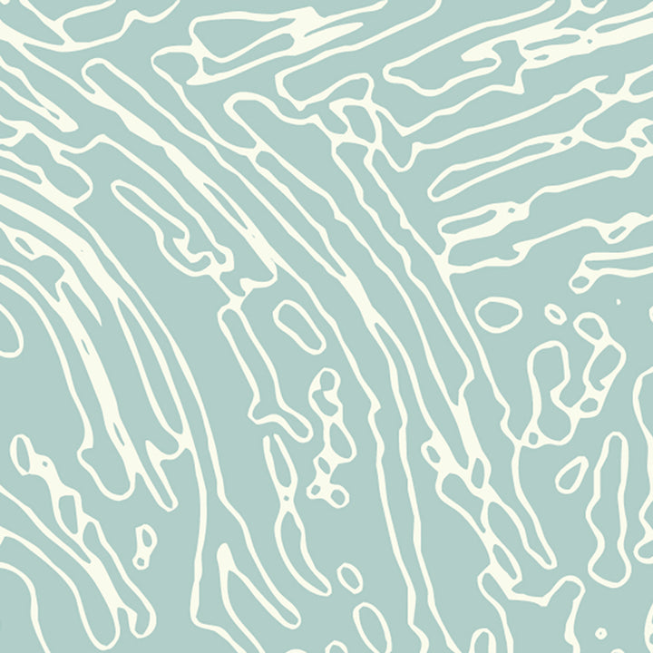 Flow Wall Mural - Seafoam