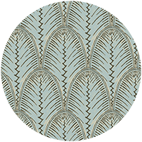 Fountain Fan - Hazy Yellow Wallpaper