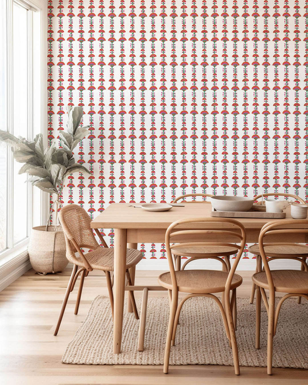 Eugenie Floral Wallpaper by Furbish