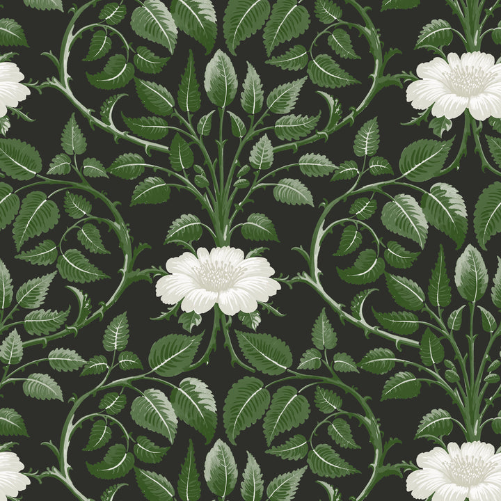 Garden Vine - Shaded Leaf Botanical Wallpaper