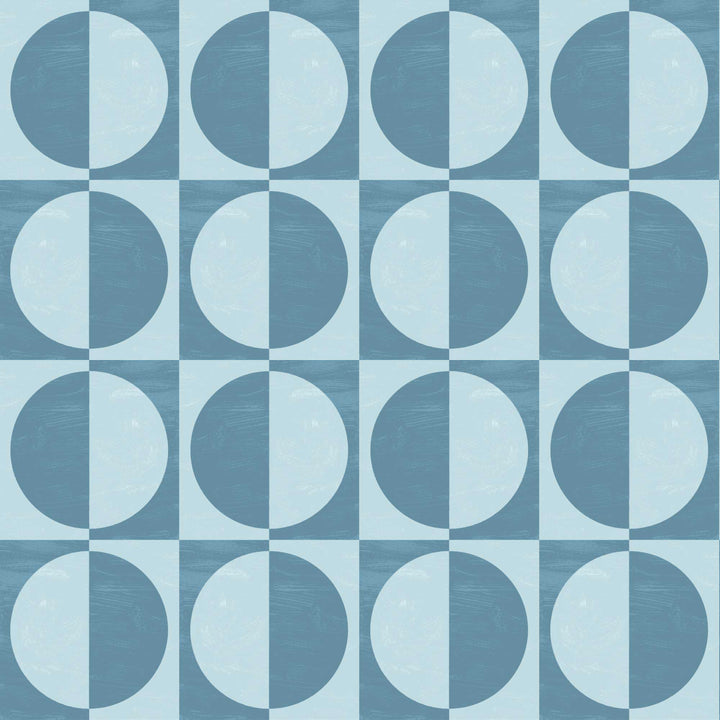 Glass Half Full - Sky Blue Wallpaper by Blessed Little Bungalow