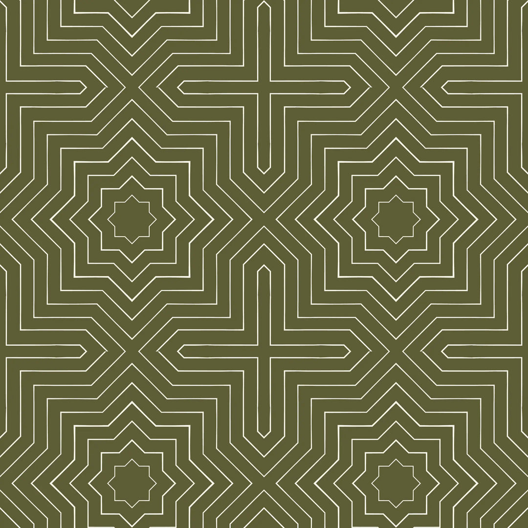Grand - Deep Olive Wallpaper