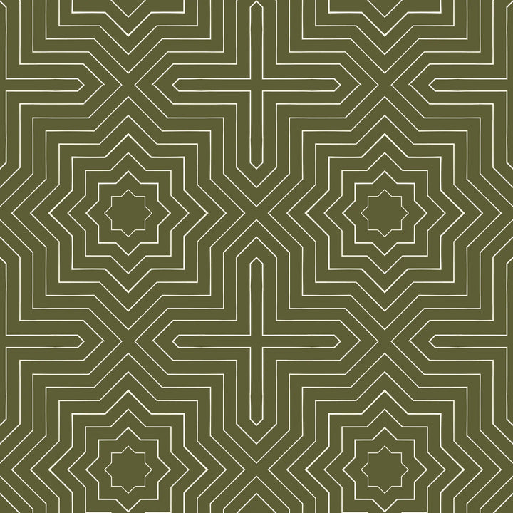 Grand - Deep Olive Wallpaper