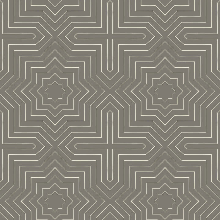 Grand - Muted Brown Wallpaper