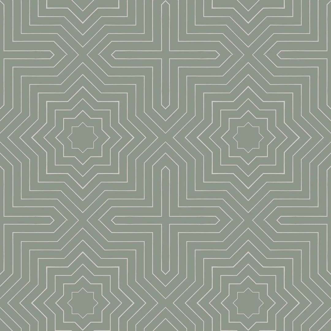 Grand - Sage Taupe Wallpaper