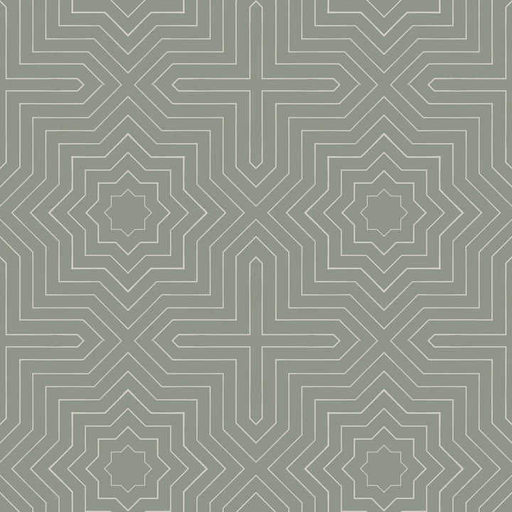 Grand - Sage Taupe Wallpaper