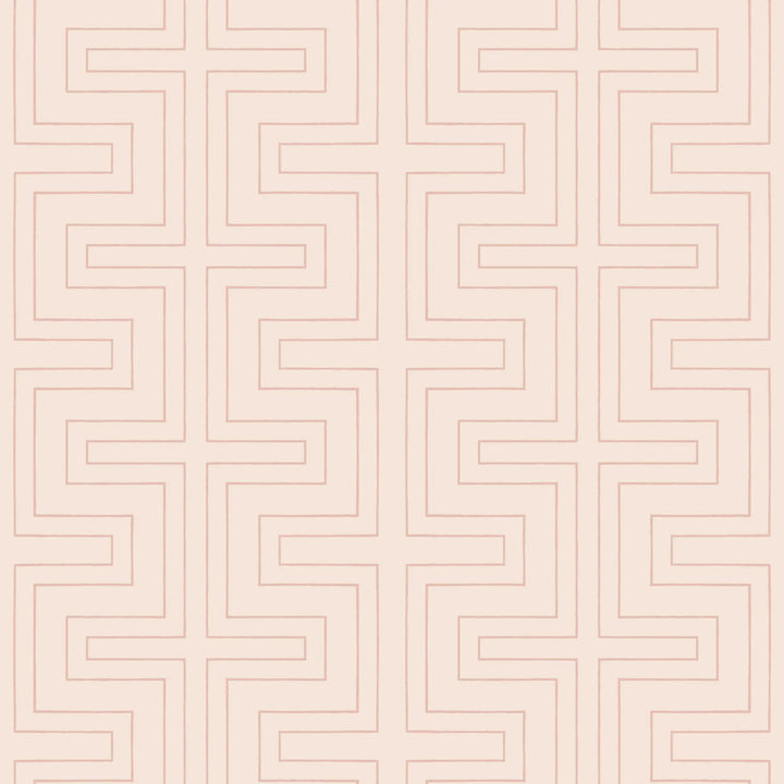 Halsted Geometric - Blush Wallpaper