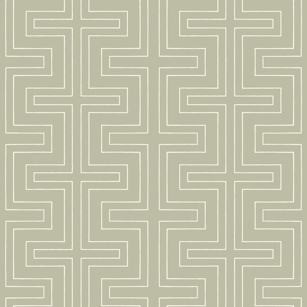 Halsted Geometric - Desert Sand Wallpaper