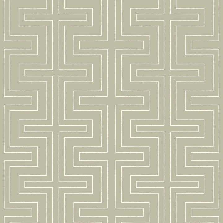Halsted Geometric - Desert Sand Wallpaper
