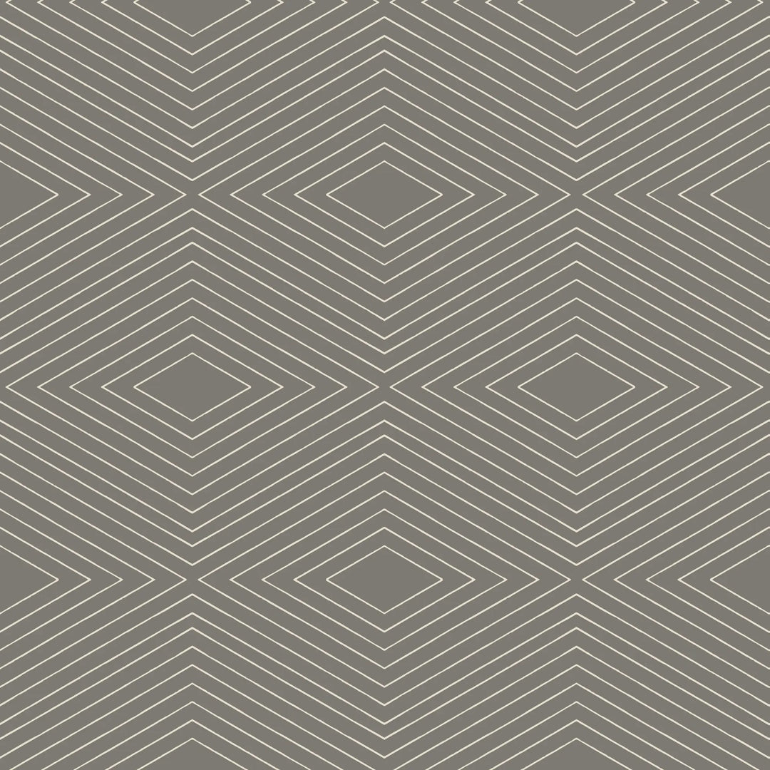 Huron - Muted Brown Wallpaper