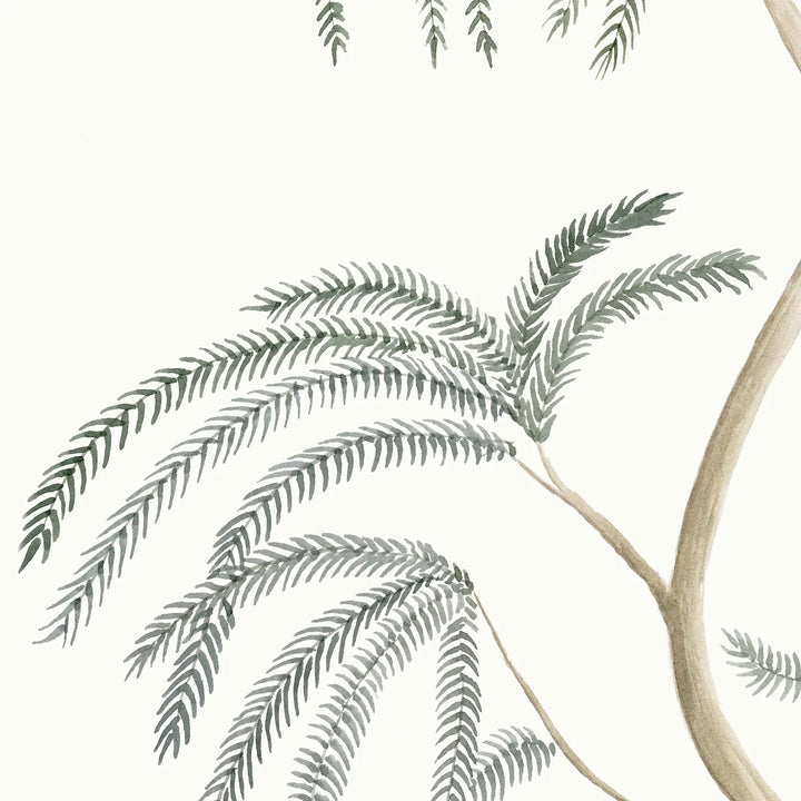 Leaning Orchard Wall Mural - Parchment