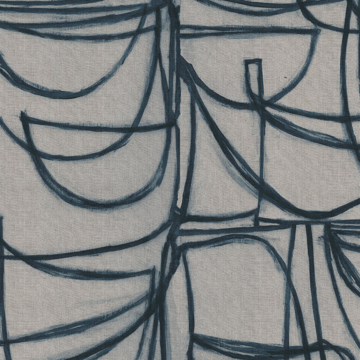 Limitless Small - Indigo Wallpaper by Norman Wyatt Home