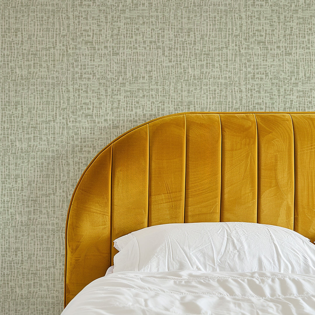 Atomic Weave - Pale Green Wallpaper