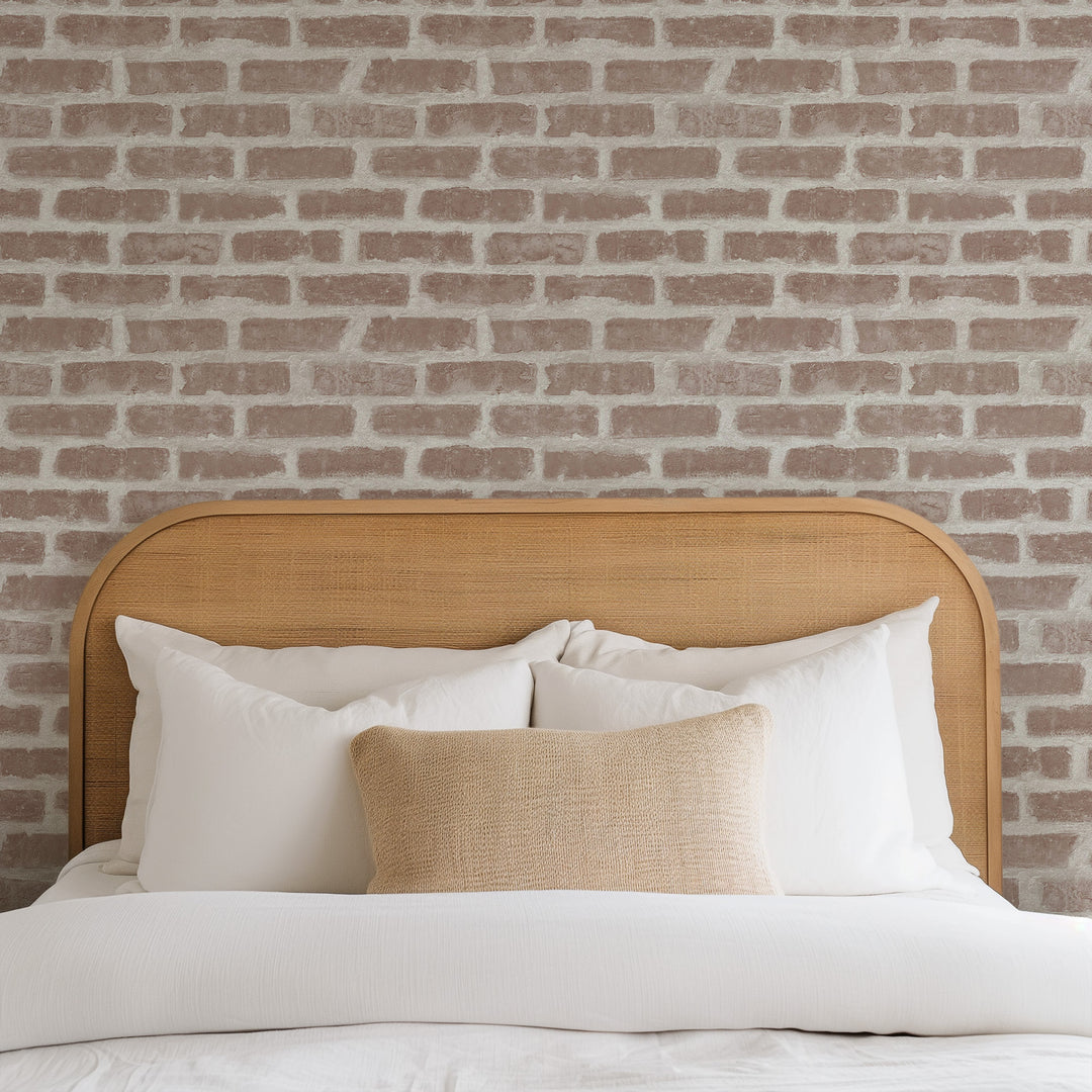 Bucktown - Faded Clay Brick Wallpaper