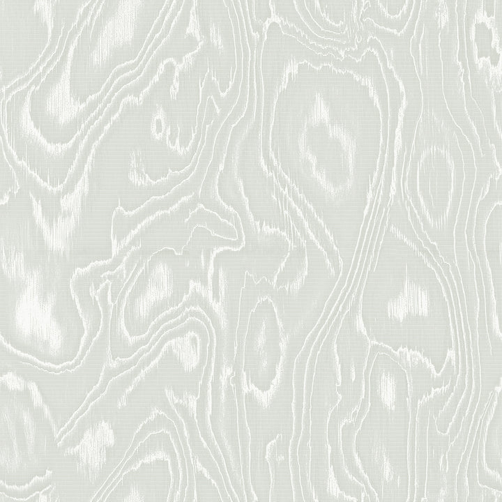 Burlwood - Pale Green and White Wood Wallpaper