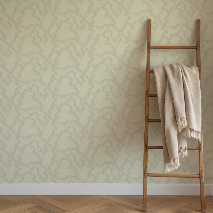 Electric Ripple - Linen Wallpaper