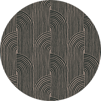 Woven Arcs - Walnut Wallpaper