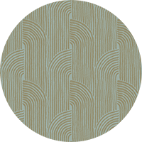 Woven Arcs - Walnut Wallpaper