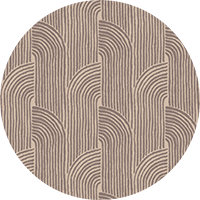 Woven Arcs - Cocoa Brown Wallpaper