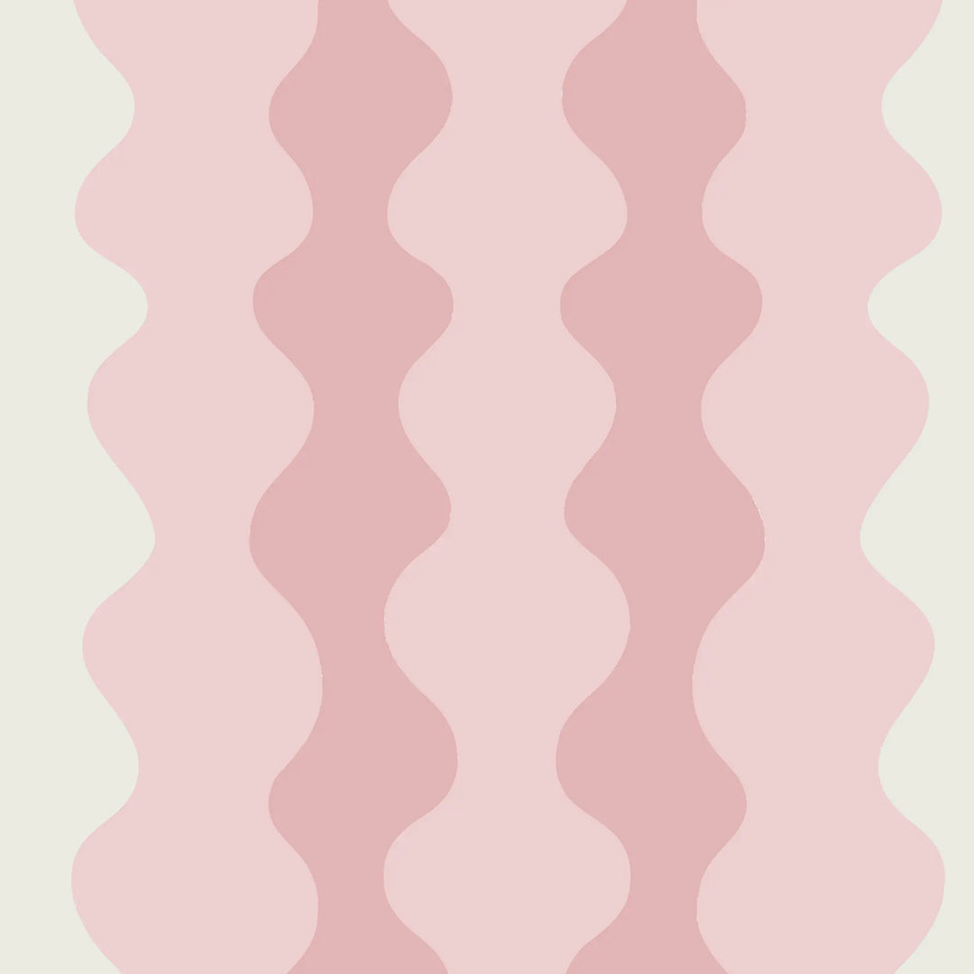 Low Frequency - Blush Wallpaper by Natalie Papier