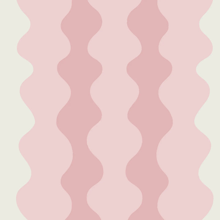 Low Frequency - Blush Wallpaper by Natalie Papier