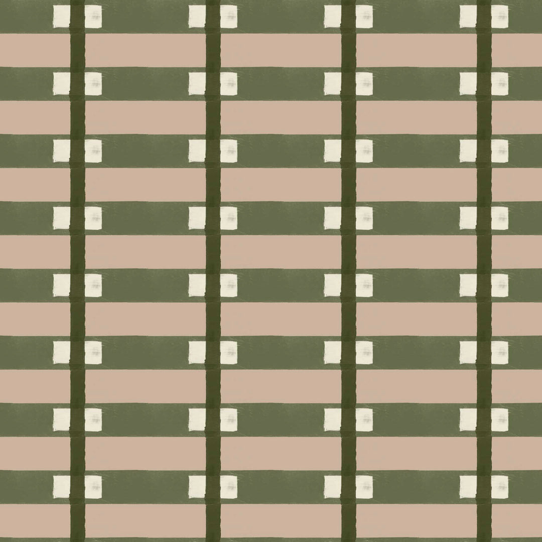 Lowcountry Sweetgrass - Olive Taupe Wallpaper by Blessed Little Bungalow