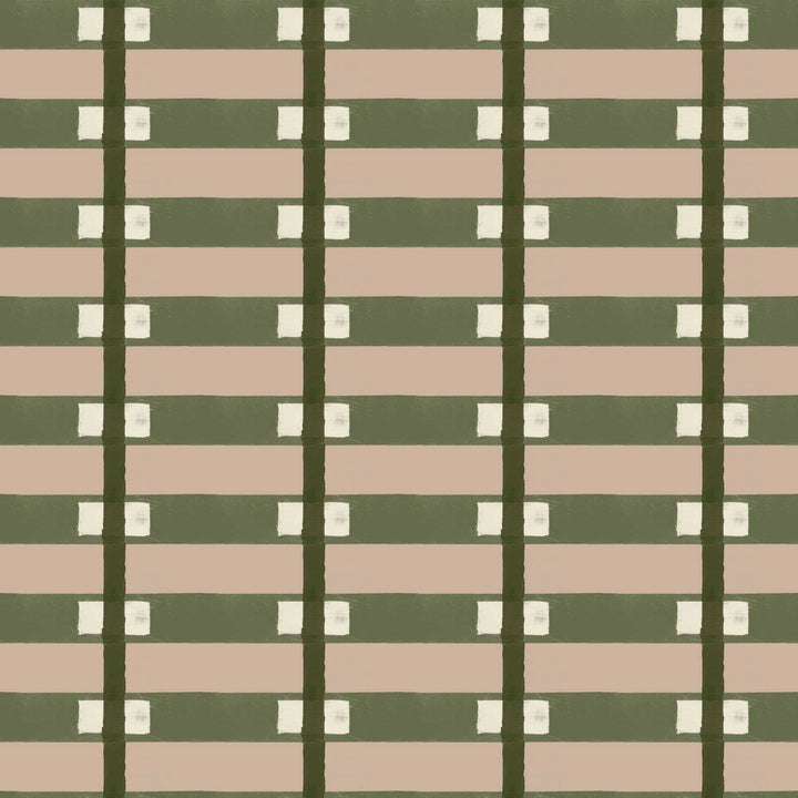 Lowcountry Sweetgrass - Olive Taupe Wallpaper by Blessed Little Bungalow