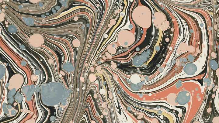 Marble Mirage Wall Mural - Polychrome