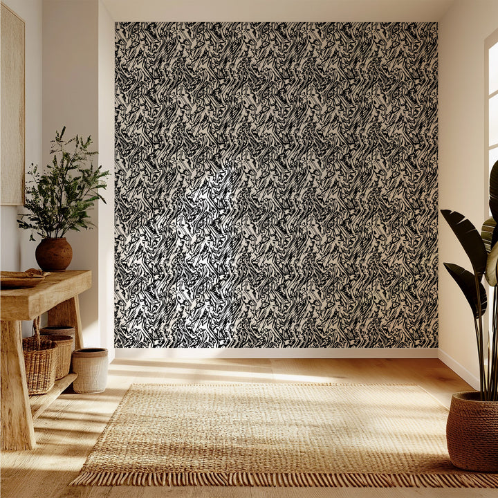 Marble -  Black Wallpaper by The Blush Label