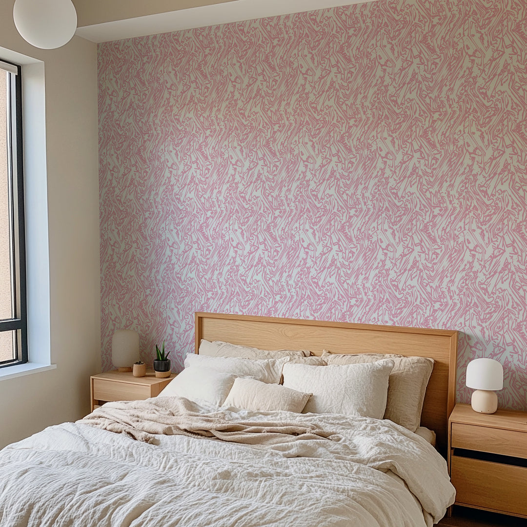 Marble - Pink Wallpaper by The Blush Label