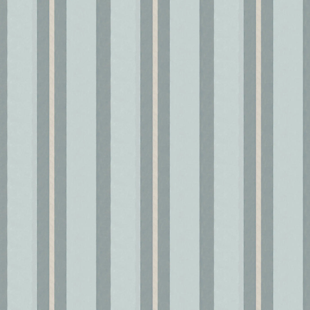 Miami Stripe Mini - Ocean Breeze Blue Wallpaper