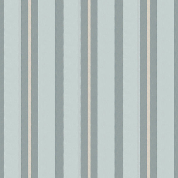 Miami Stripe Mini - Ocean Breeze Blue Wallpaper