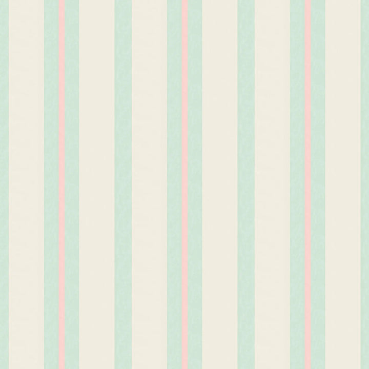 Miami Stripe Mini - South Beach Teal Wallpaper