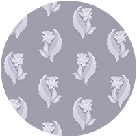 Morning Glory - Purpled Gray Botanical Wallpaper