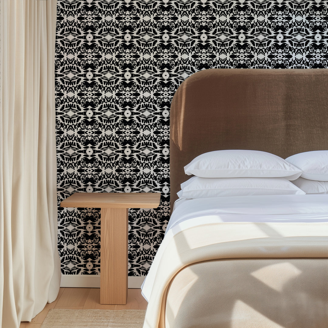 Morocco - Black Wallpaper by The Blush Label