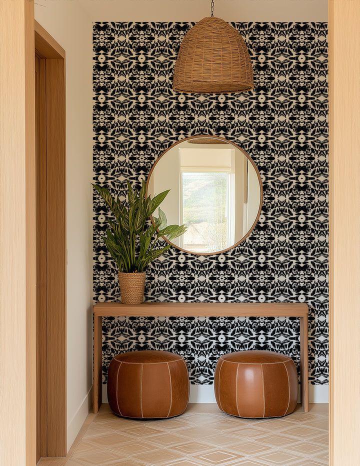 Morocco - Black Wallpaper by The Blush Label