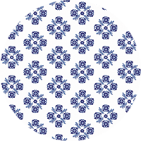 Moyen - Blue Wallpaper by August Table