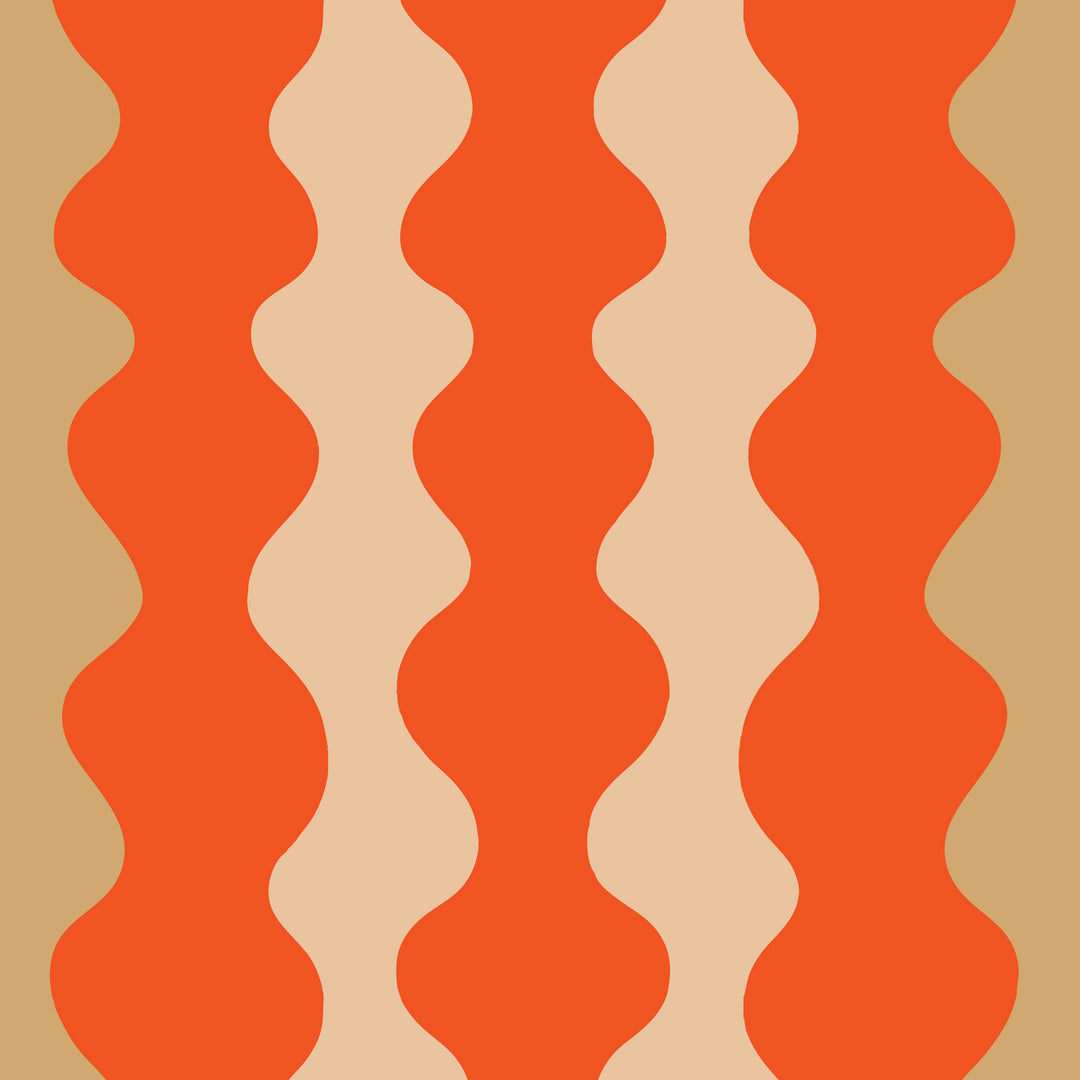 Low Frequency - Tangerine Dreams Wallpaper by Natalie Papier