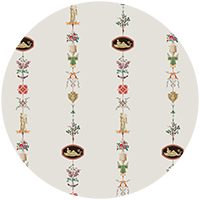 NeoClassical Stripe - Antique Glaze Wallpaper