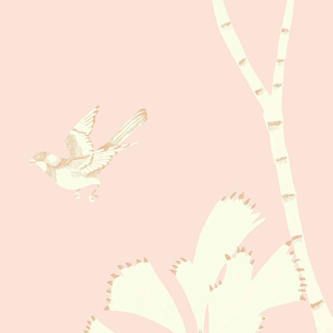Oasis Canopy Wall Mural - Blush Blossom