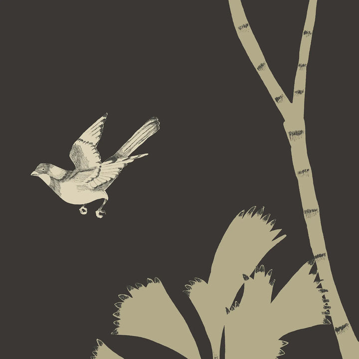 Oasis Canopy Wall Mural - Sumi Black