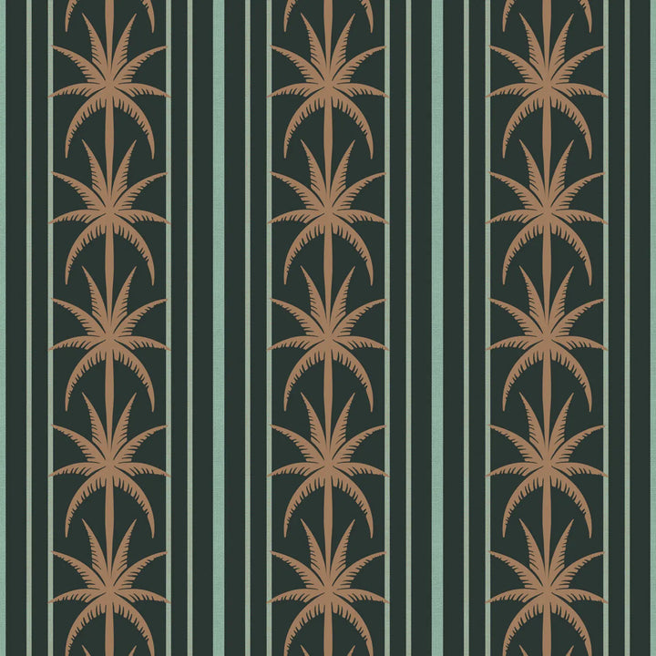 Ocean Drive Stripe - Bronze Night Wallpaper