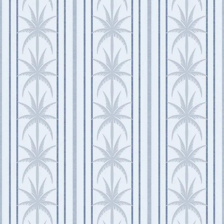 Ocean Drive Stripe - Cool Blues Wallpaper