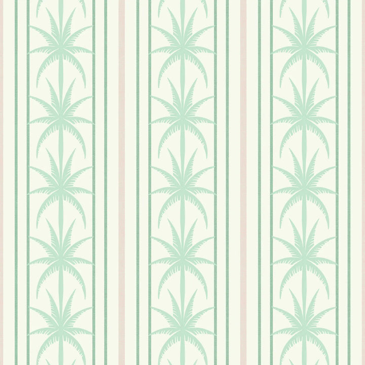 Ocean Drive Stripe - South Beach Teal Wallpaper