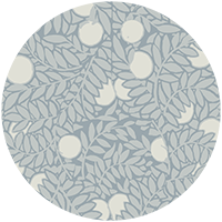 Orange Grove - Mint Coral Floral Wallpaper