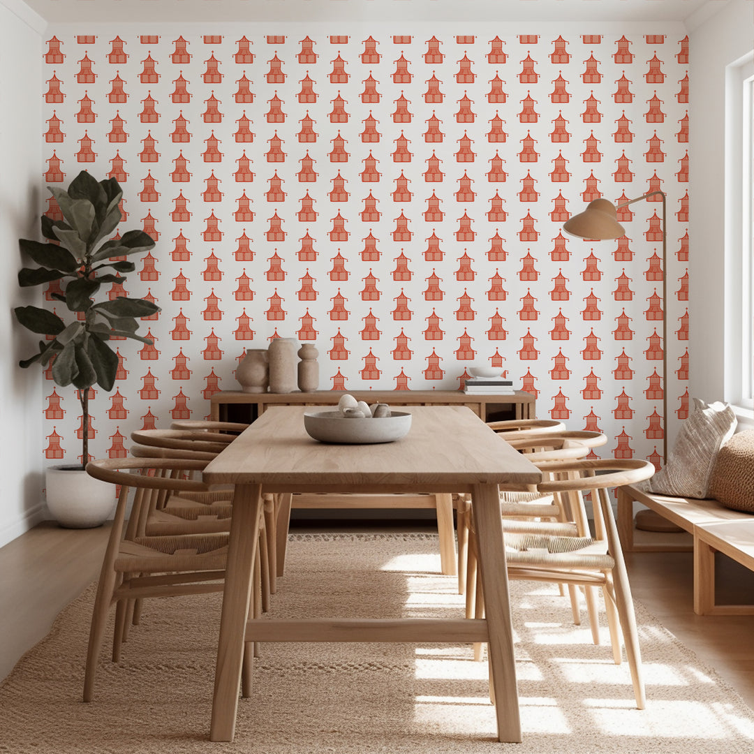 Pagoda - Pinata Wallpaper by Bohemian Bungalow