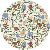 Painted Flower Patch - Morning Bloom Botanical Wallpaper