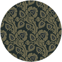 Paisley Briar - Ivory Frost Botanical Wallpaper